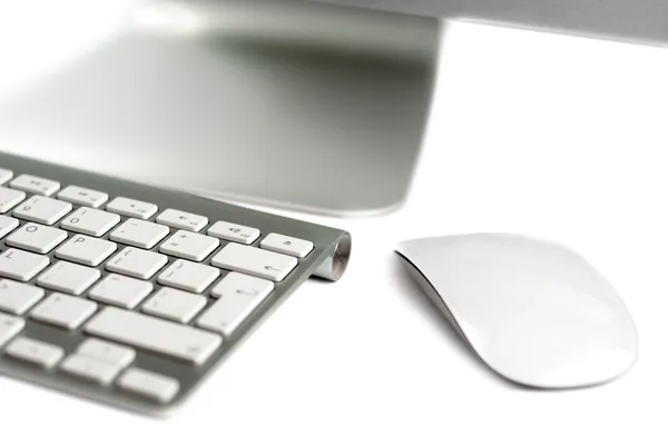 Nastavení myši klávesnice počítače Stock Obrázky