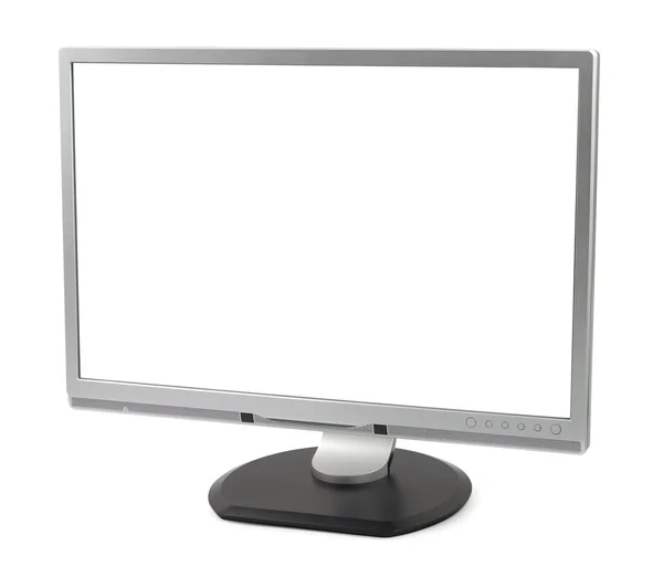 Monitor en blanco moderno — Foto de Stock