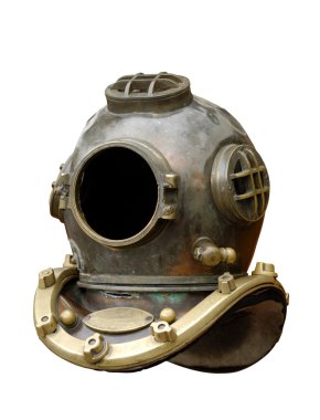 Old Diving Helmet clipart