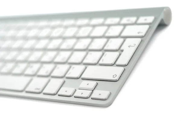 Fragmento del teclado metálico de estilo — Foto de Stock