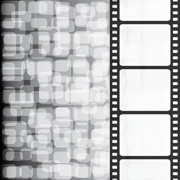 Película negro fondo blanco — Foto de Stock