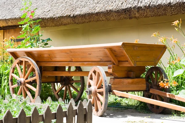 stock image Cart is wooden