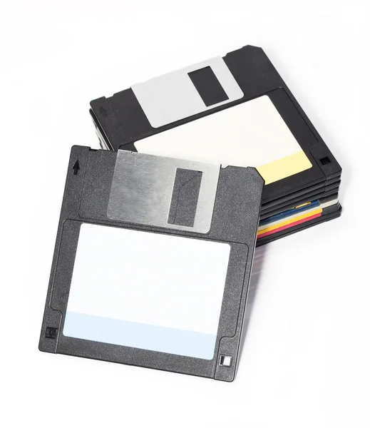 One and a few diskettes — Stock Photo, Image
