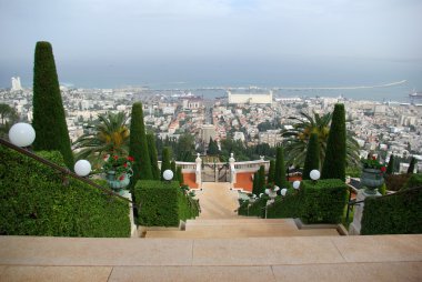 kuş bakışı olarak haifa