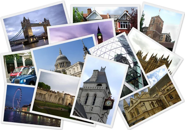 Bekende plaatsen van Londen — Stockfoto