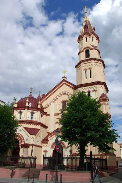 Die Kirche der Heiligen Nikolaus in Vilnius — Stockfoto