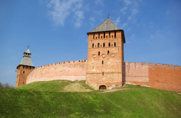 Новгородская стена — стоковое фото