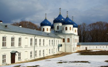 Cathedral at St`George monastery clipart