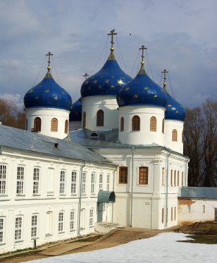 Cathedral at St`George monastery clipart