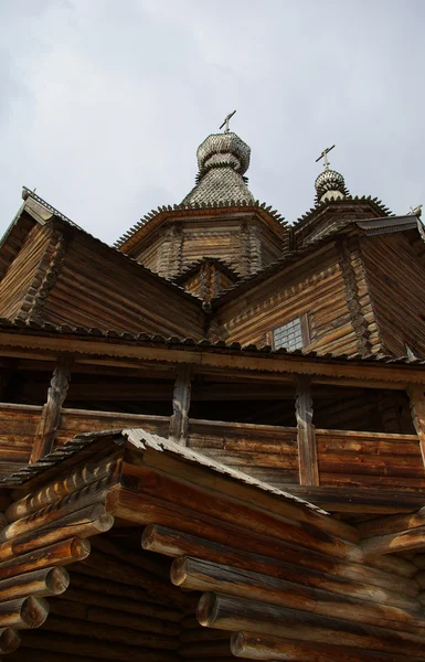 Ξύλινα ρωσική εκκλησία — Φωτογραφία Αρχείου
