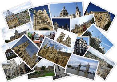 Traveling around England clipart