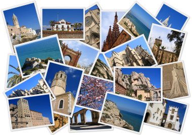 Traveling around Spain clipart
