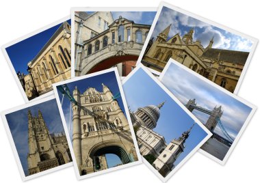 Traveling around England clipart