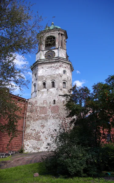 Stará věž s hodinami — Stock fotografie