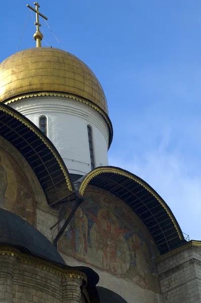 Katedra Moskiewski Kreml z bliska — Zdjęcie stockowe