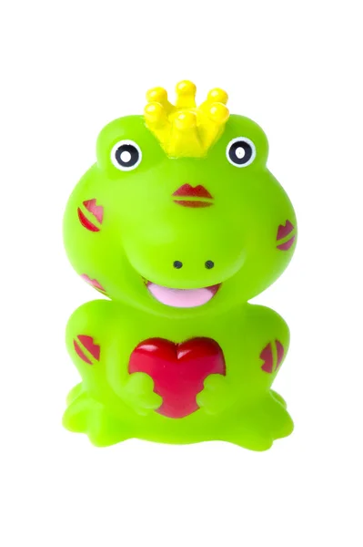 Іграшка жаба — стокове фото