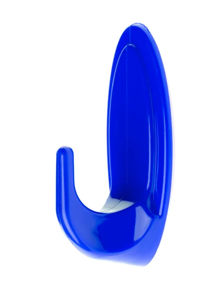 青いプラスチック製フック — ストック写真