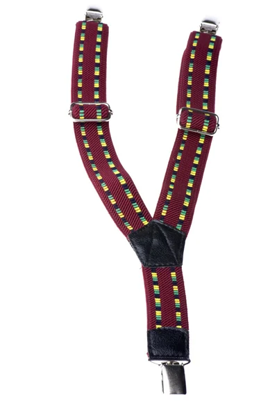Suspenders isolated on white — Stock Photo, Image