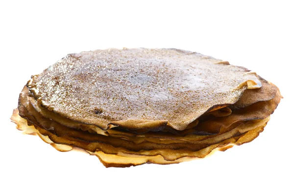 Pancake on white background — Stock Photo, Image