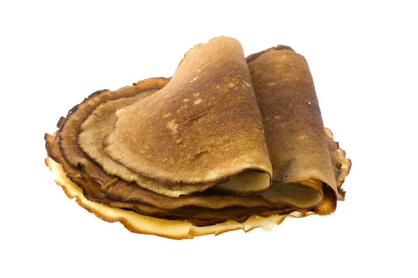Pancake su bianco — Foto Stock