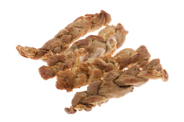 Fried meat close up — Stock Photo, Image
