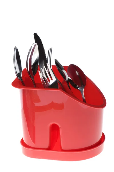 Support for utensil on white — Stock Photo, Image