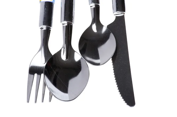 Gebruiksvoorwerp lepel met vork — Stockfoto