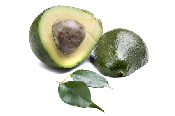 Fresh avocado on white — Stock Photo, Image