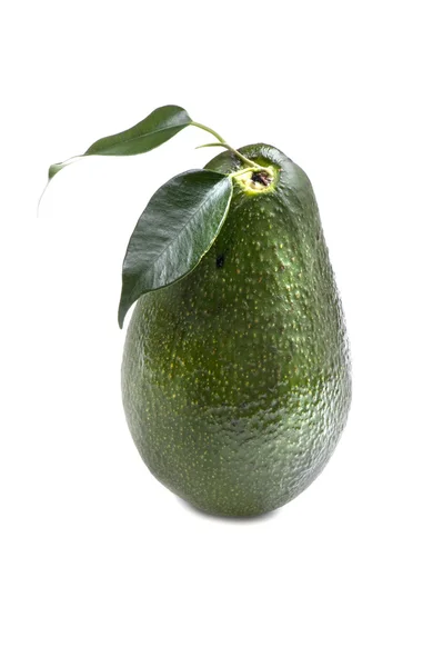 Свіжий авокадо на білому тлі — стокове фото