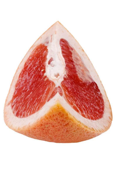 Pomelo em close branco — Fotografia de Stock