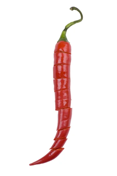 Red pepper isolated — Stock Photo, Image