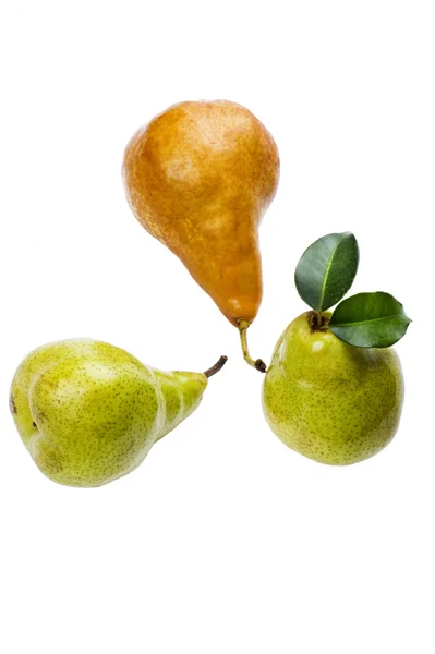 Sweet pear on white — Stock Photo, Image