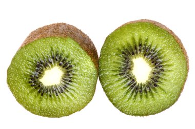 Beyaz arkaplanda Kiwi