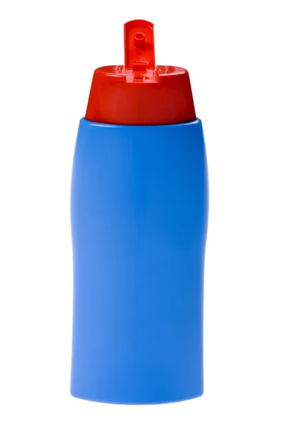 Bottiglia di plastica su bianco — Foto Stock