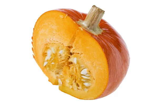 Ripe pumpkin isolated on white — Stock Photo, Image