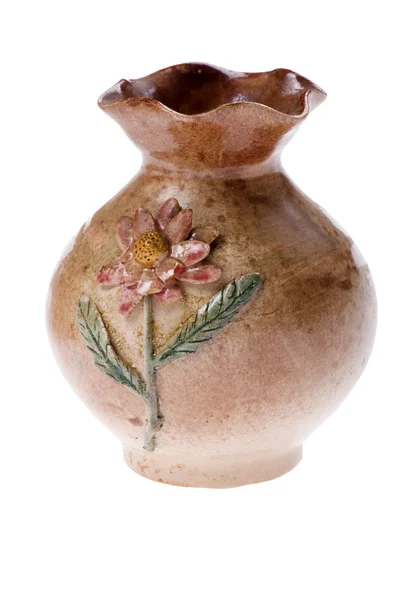 Beyaz üzerine vazo — Stok fotoğraf