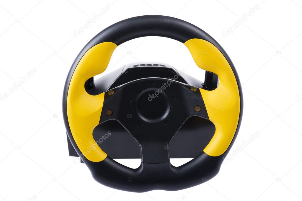 Wheel for computer on white