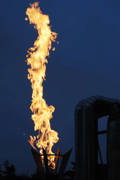 Spalanie palnika — Zdjęcie stockowe