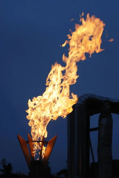 Спалювання факел — стокове фото
