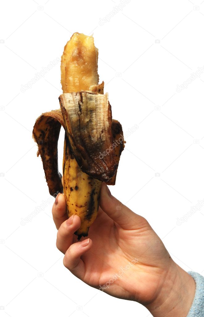 Rotted banana