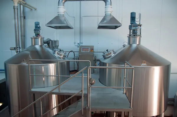 Modernt bryggeri — Stockfoto
