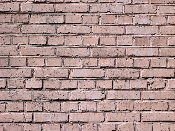 Tle ściany z czerwonej cegły na dzień — Zdjęcie stockowe