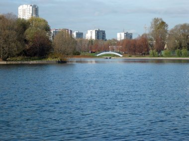 Şehir parkında sonbahar