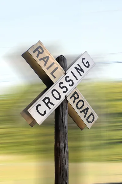 stock image Railroad Crossing Sign