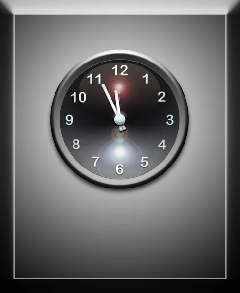 クロム時計 — ストック写真