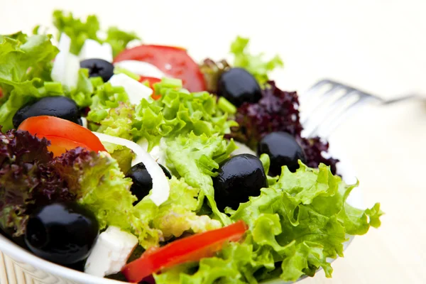 stock image Greek salad on plate