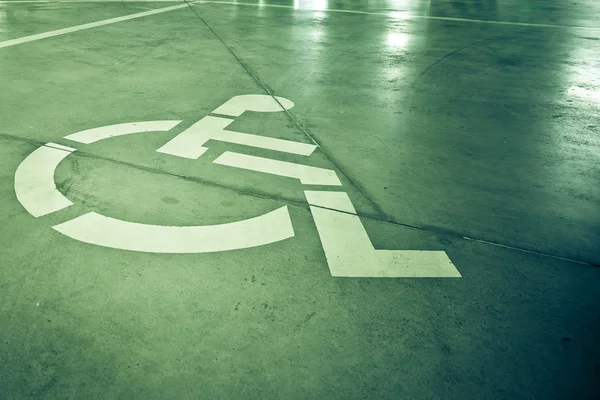 Niepełnosprawności znak na tło grunge — Zdjęcie stockowe