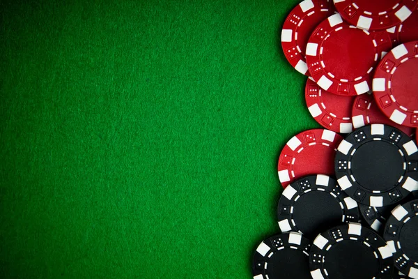 Casino fichas de juego con espacio de copia —  Fotos de Stock