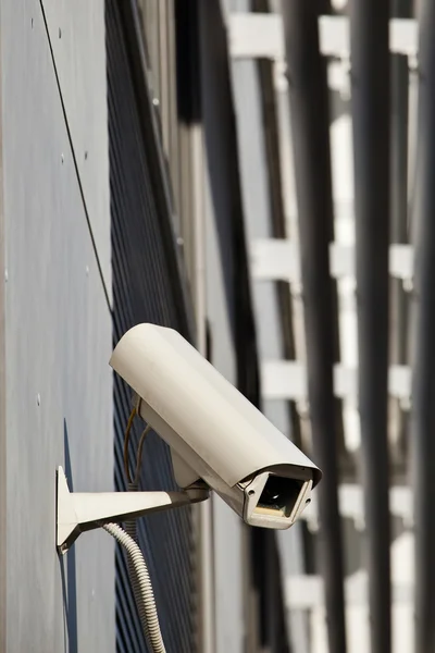 Security camera attached on building — Stock Photo, Image