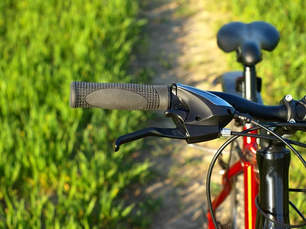 stock image Mountain bicycle at sunny day